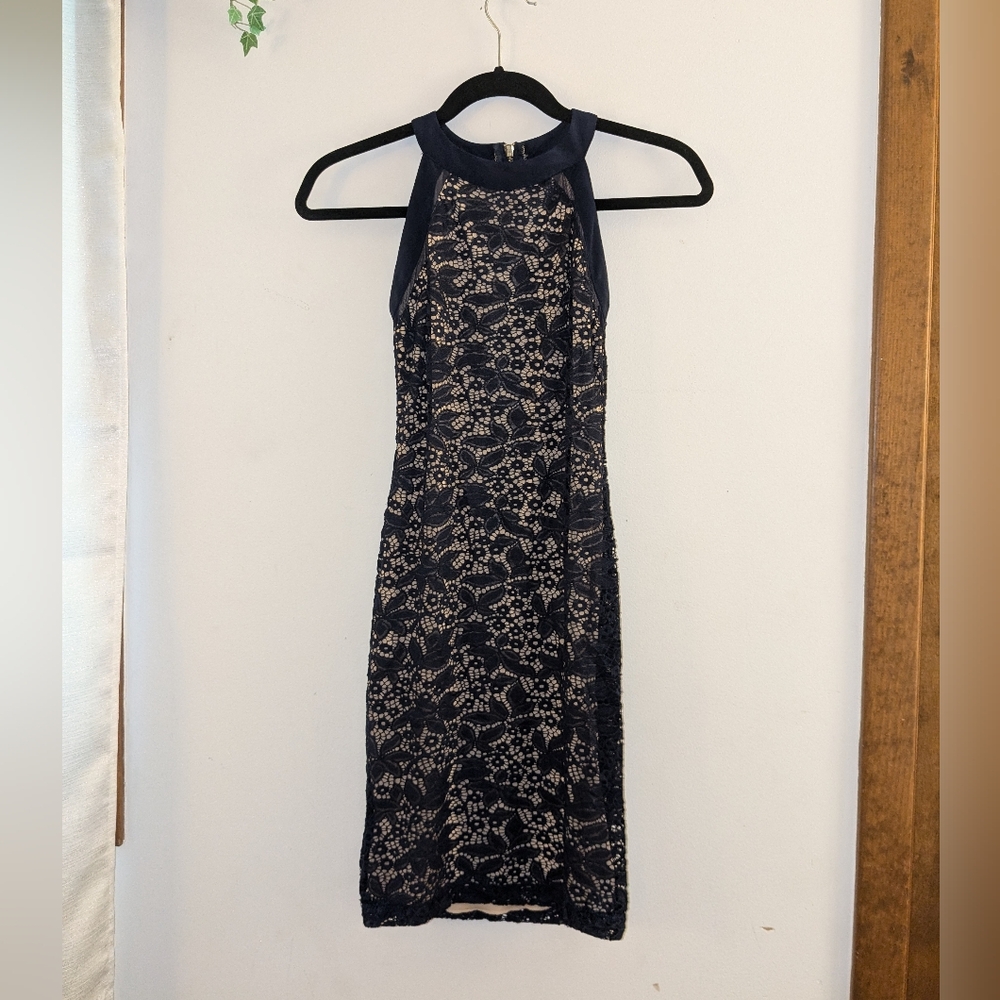 B. Darlin navy bodycon dress